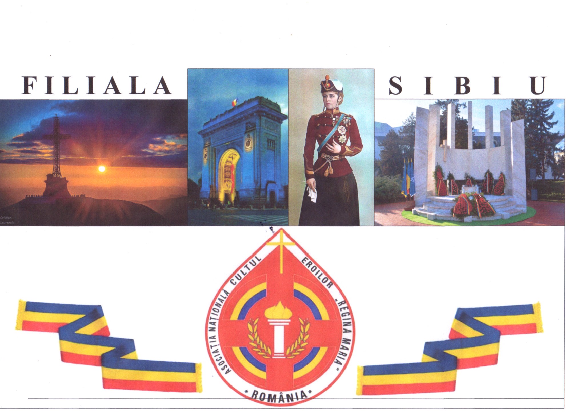 ASOCIATIA NATIONALA CULTUL EROILOR "REGINA MARIA " FILIALA JUDETEANA SIBIU  logo