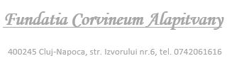 FUNDATIA CORVINEUM "CORVINEUM ALAPITVANY" logo