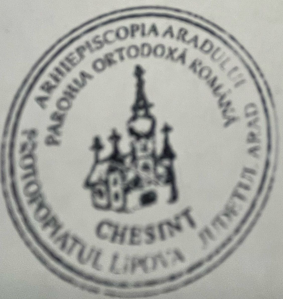 Parohia Ortodoxă Română Chesint  logo