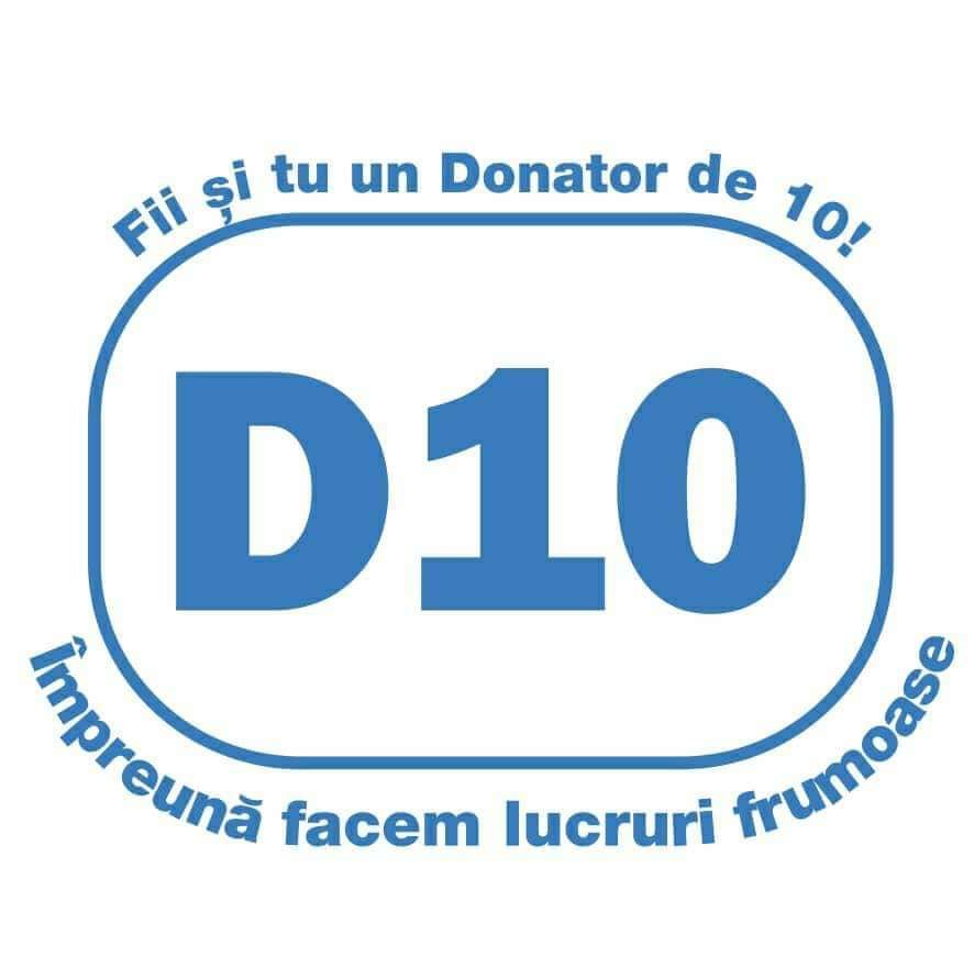 DONATORII DE 10 logo