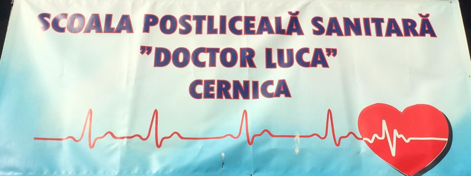 Școala Postliceală Sanitară ”Doctor Luca”, Cernica logo